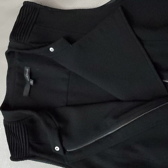 Herve Benard Black Moto Vest Size Medium 6/8 - Picture 4 of 6